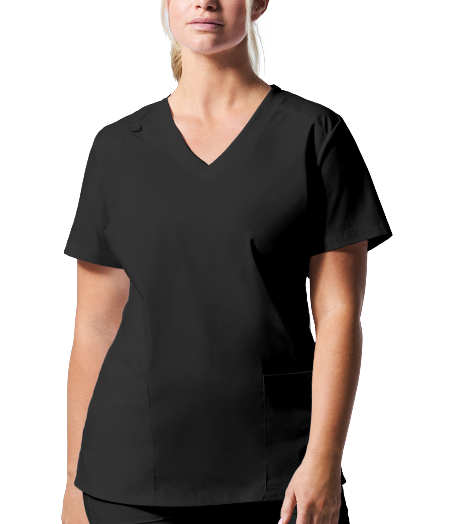 LT105 ProFlex Womens 3-Pocket V-Neck Top