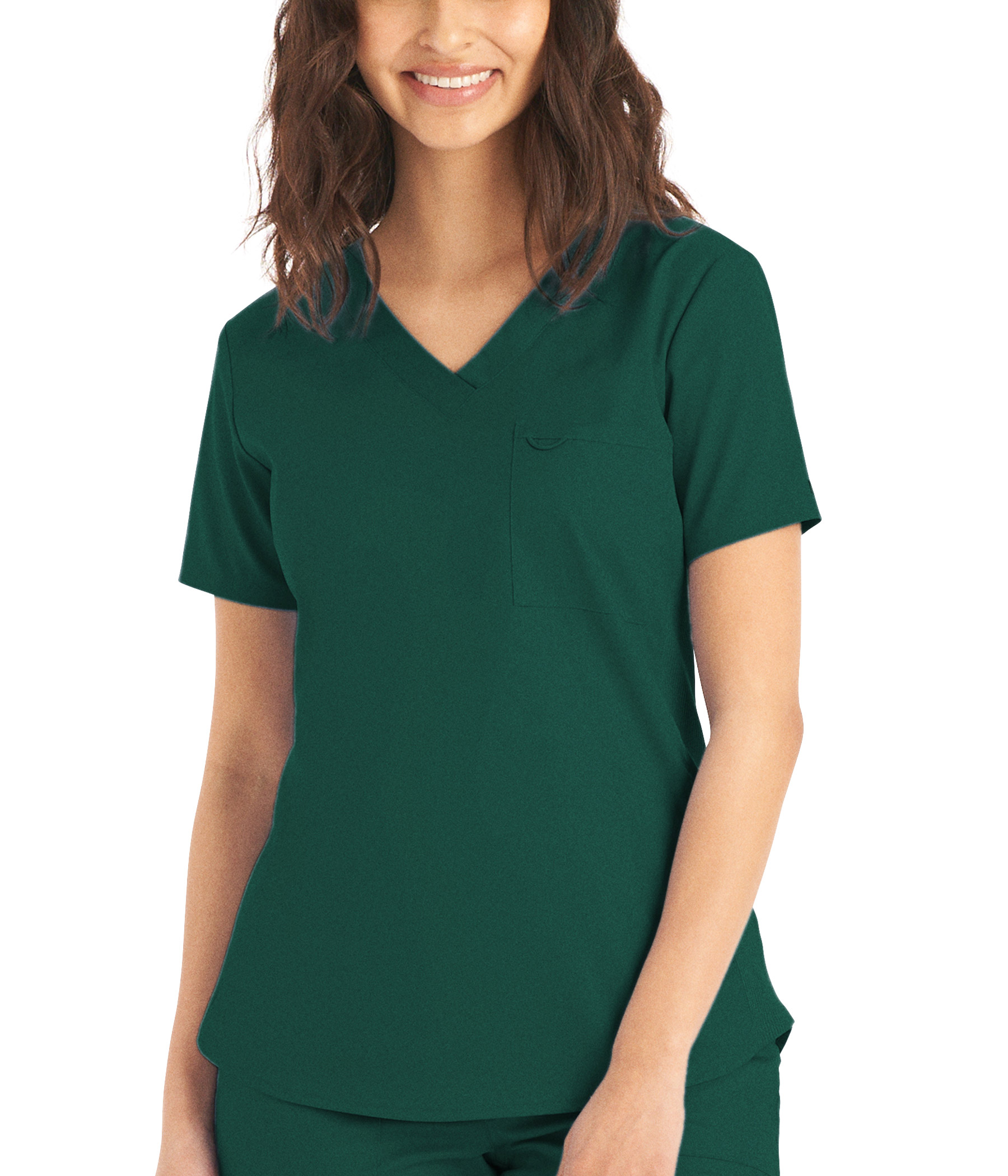 LT107 ProFlex Womens 2-Pocket V-Neck Top