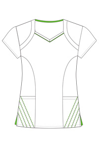 9012 Chevron Stitched Top (Discontinued)
