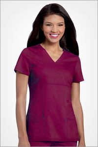 9038 Ashley Mock Wrap Top (Discontinued)