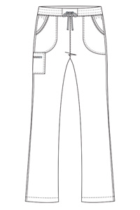 9308 Petite Zip Cargo Pant (Discontinued)