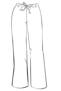 9502 Drawstring Boot Cut Pant (Discontinued)