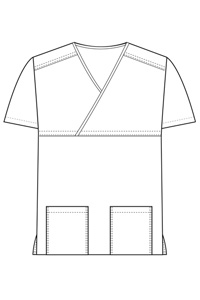 9534 Double Pocket Crossover Top (Discontinued)