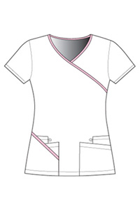 9568 Contrast Wrap Around Tunic (Discontinued)