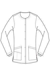 9871 Womens Button Front Jacket (Discontinued)