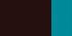 Cocoa/Teal