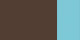 Chocolate/Aqua