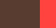 Chocolate/Coral Trim