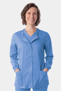 3038 Womens Snap Front Warm-Up (Discontinued)