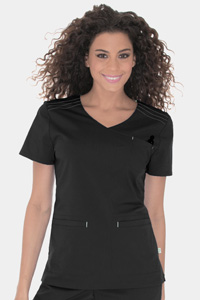 9011 Sporty Pintucked Crossover Top (Discontinued)