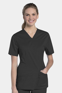 9049 Womens Uflex Crossover V-Neck Top (Discontinued)