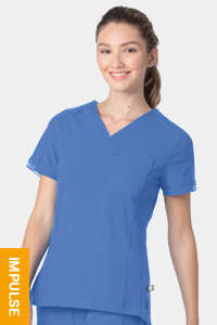 9108LKA Urbane Impulse 1-Pocket V-Neck top (Discontinued)