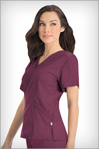 9576 Ella Double V-Neck Tunic (Discontinued)