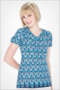 9578 Shirred Sweetheart Tunic (Closeout)