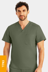 LT108 ProFlex Mens 2-Pocket V-Neck Top