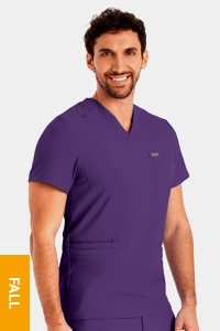 LT110 Forward Mens 4-Pocket V-Neck Top