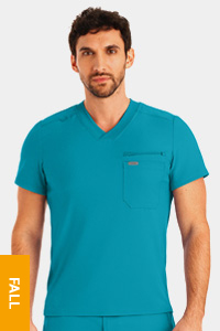LT111 Forward Mens 2-Pocket V-Neck Top