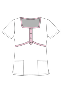 9549 Empire Placket Tunic (Discontinued)