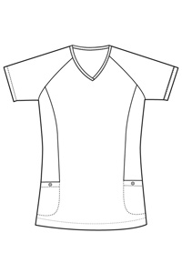 9554 Sport Button Tunic (Discontinued)