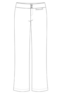 9705 Fitted Pant (Discontinued)