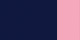 Patriot Blue with Cherry Blossom Trim