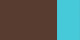 Chocolate/Aqua