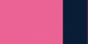 Carnation/Navy Mesh