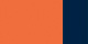 Orange/Navy